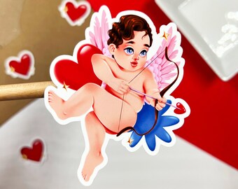 Cutepidon - Autocollant illustré - Cupidon Sticker - Papeterie - Ellora Studio