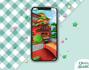 Le Palais des bains - Fond d'écran téléphone - Téléchargement digital - Ellora