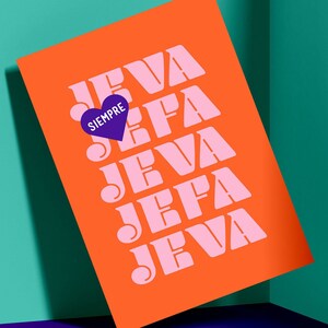 Siempre Jeva y Jefa Art Print
