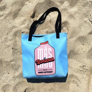 Más Boricua que el Mayo Ketchup Tote