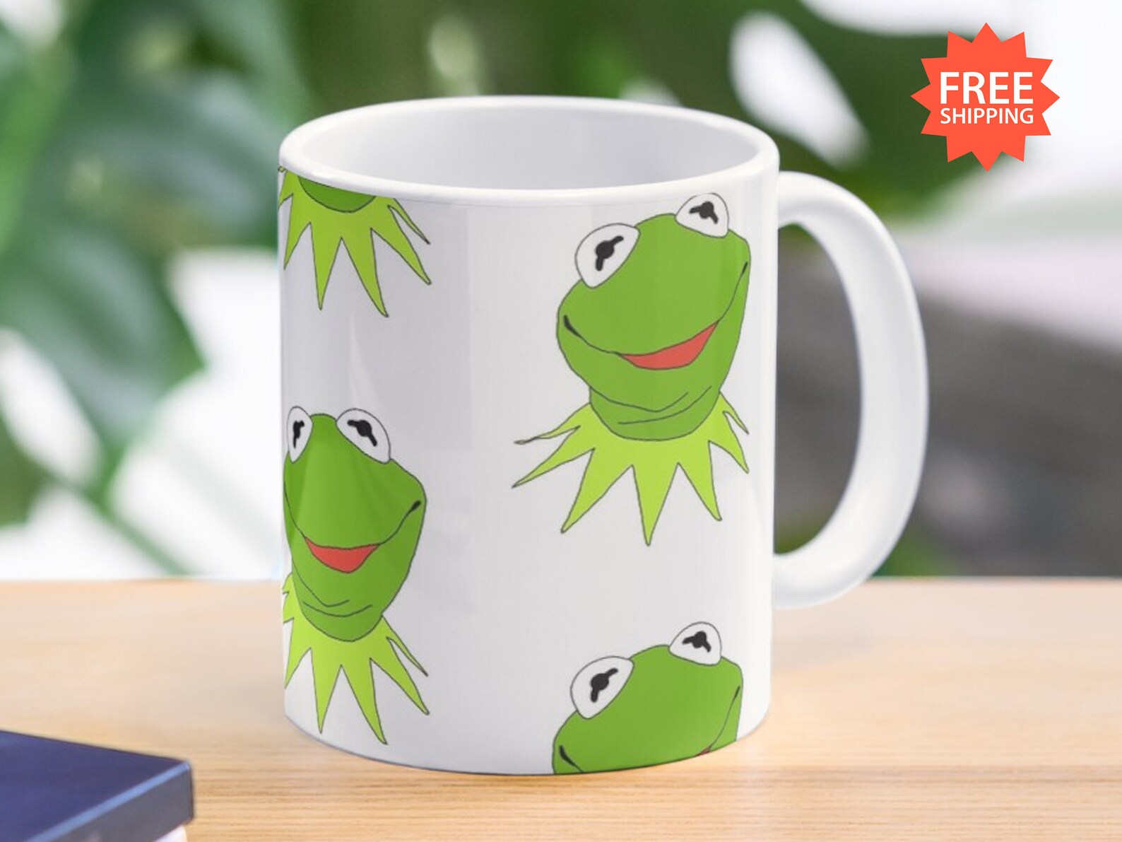 Kermit the frog Mug Ceramic Coffee Mug Tea Cup11 OZStandard Etsy