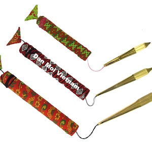 SET OF 3 Dan Moi (Classic, Bass, Mini) Jew&#39;s Harp Hmong - Guimbarde - Maultrommel - Lip Original & Easy Musical Instrument