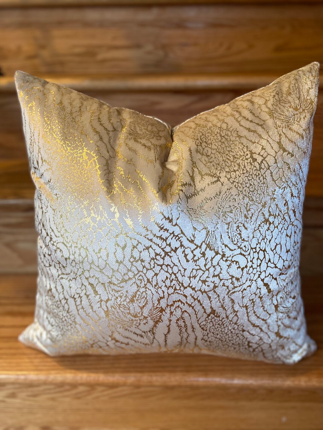 Glimmer Gold Lumbar Zippered Decorative Pillowdesigner Accent Size