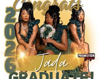 Editable Graduation Design Canva Template | Senior Shirts and more (Digital Download)