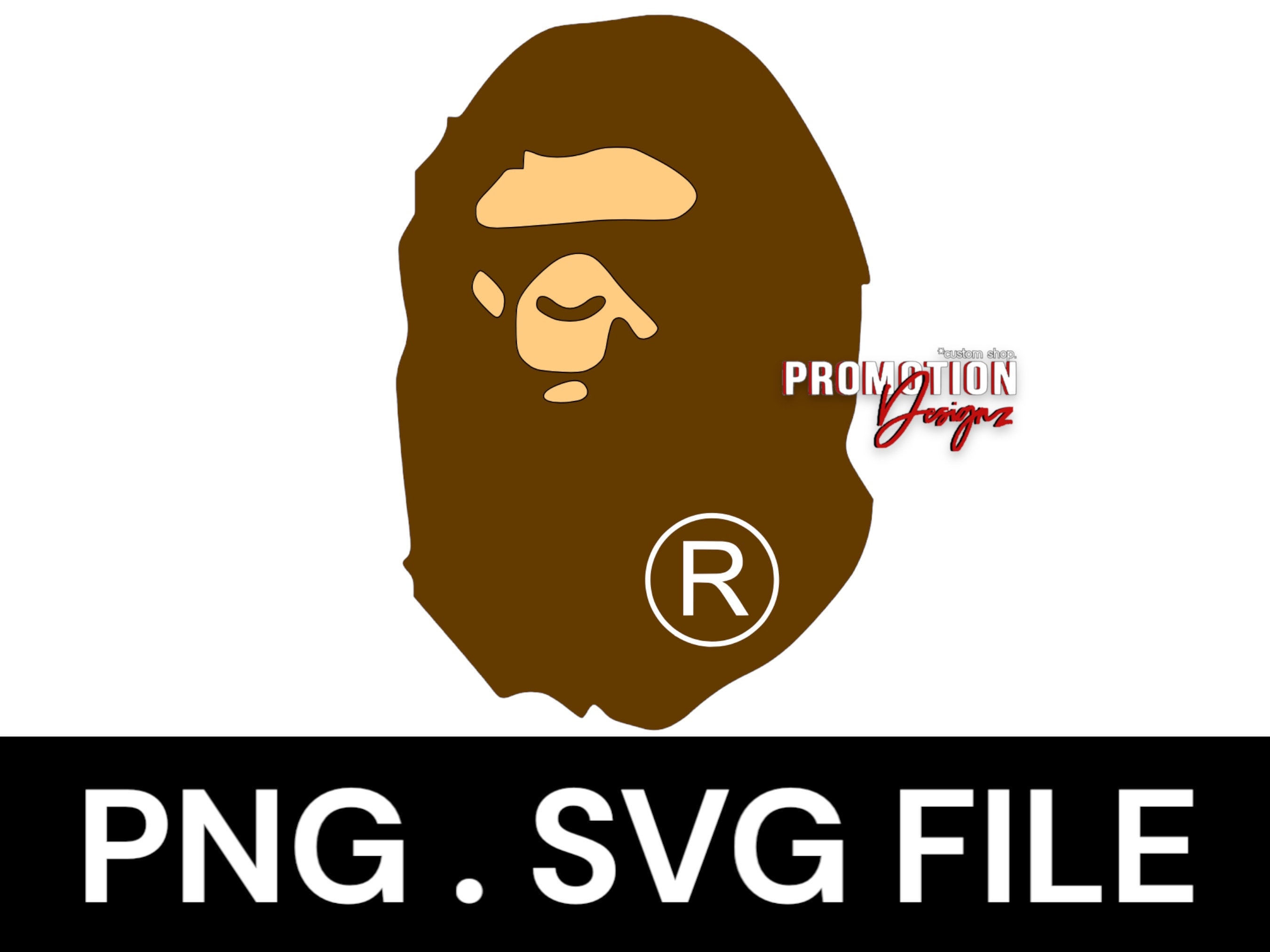 A Bathing Ape PNG File SVG File Instant Download Cricut - Etsy