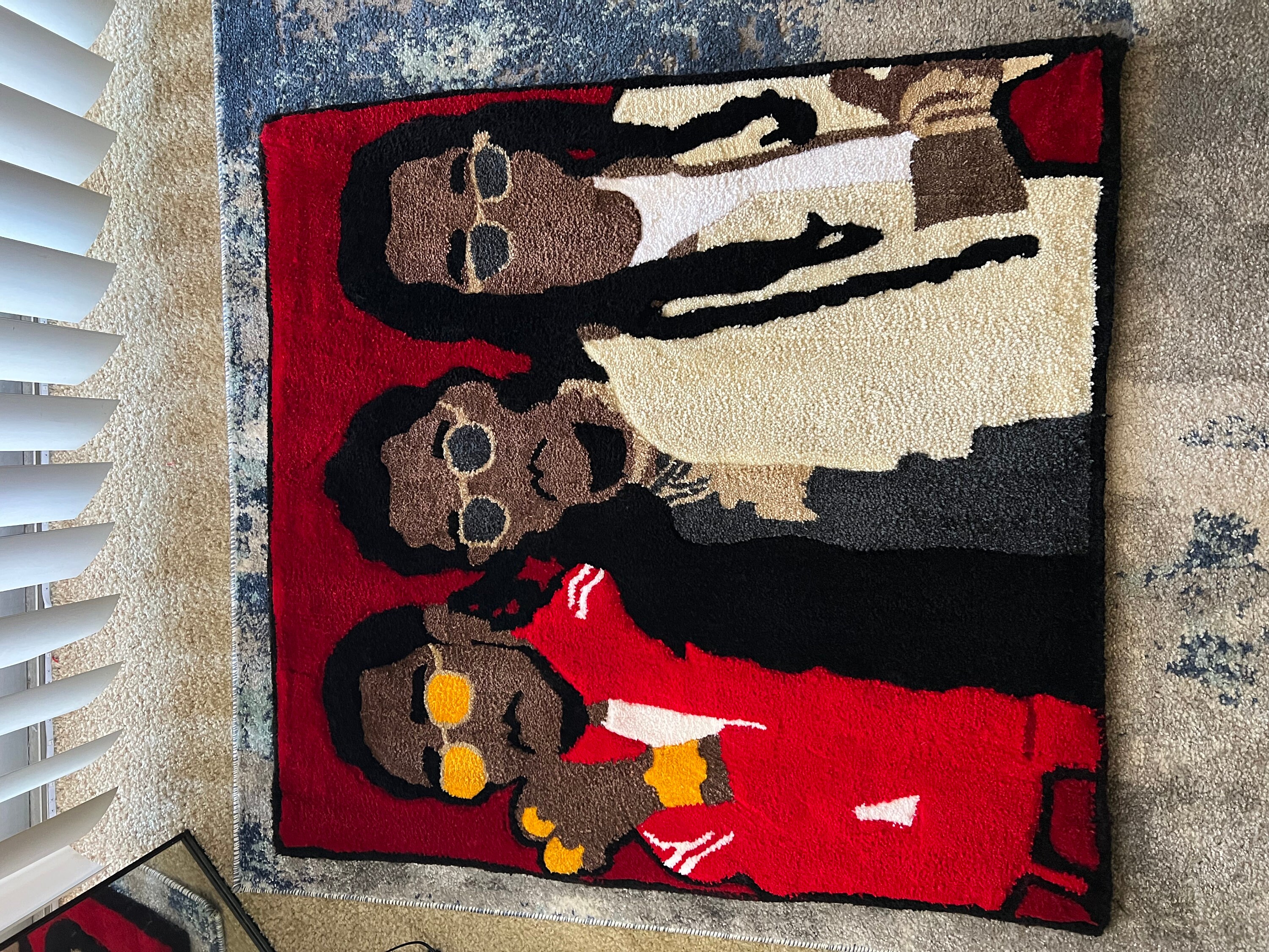 Migos Tufted 4x4 Rug, Tufted Rug, Rappers Migos, Celebrity, Custom Rug ...
