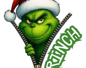 Merry Christmas Grinch PNG JPG Design, Sublimation DTF Cricut Print, Digital Download