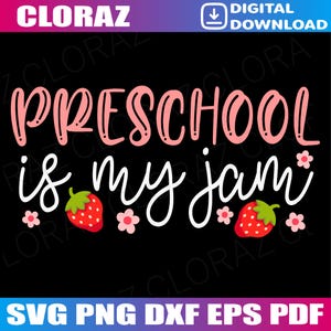 Vorschule ist meine Jam Erdbeere Schulanfang Kinder zwart, Schulanfang Grundschulkind Form, Vorschule ist meine Jam, Erdbeere Schulanfang Schulanfang Tag der Schule, Png, Dxf, Eps