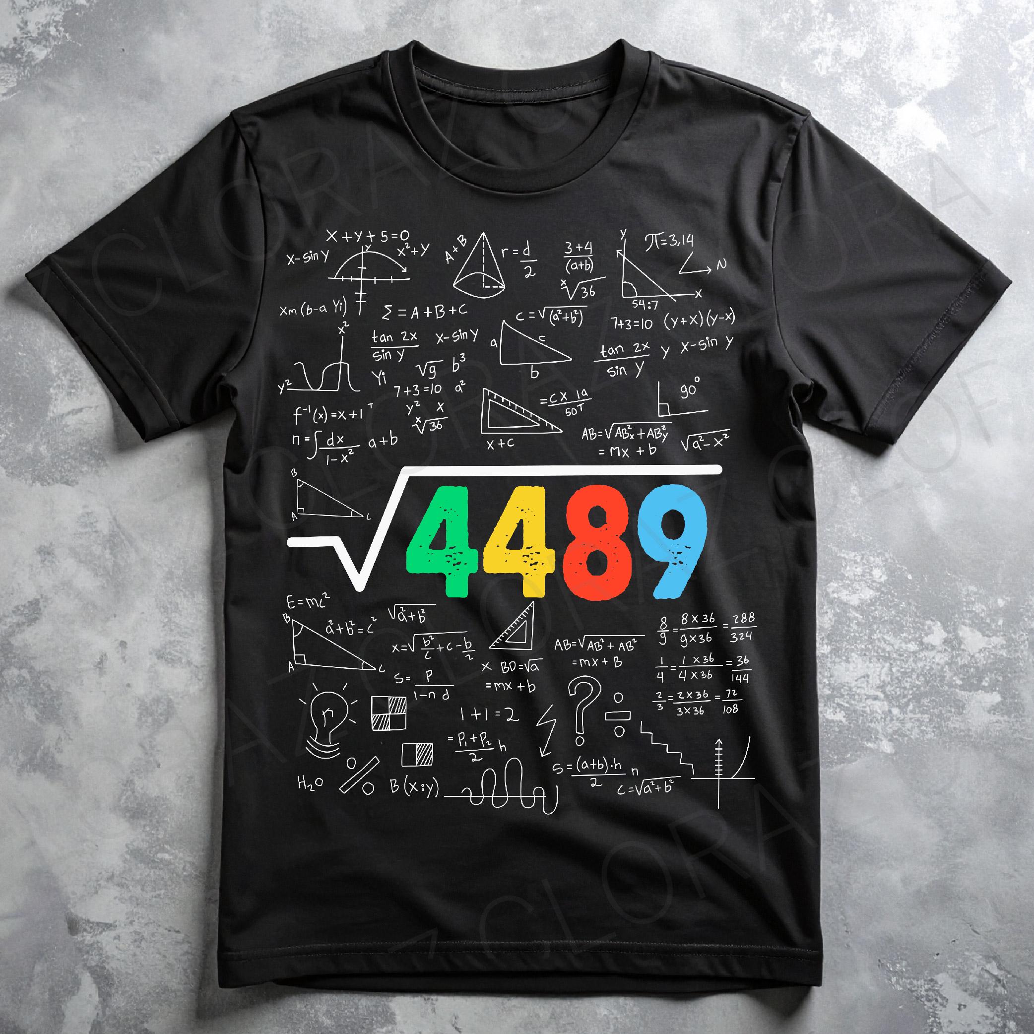 67 Meme Square Root 4489 Slang Six Seven Math Teacher Svg, Funny
