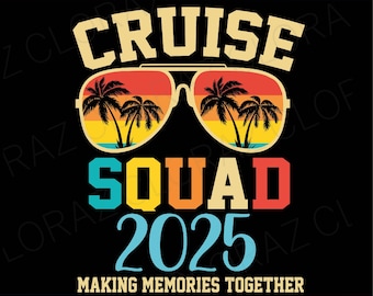 Vacaciones de verano 2025: grupo familiar a juego, crucero familiar 2025 SVG, crucero familiar SVG, crucero 2025 SVG, vacaciones familiares SVG