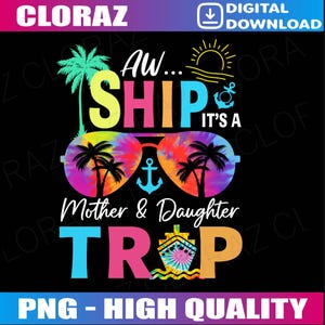 Mãe Filha Cruzeiro Mãe Filha Férias Dia das Mães Png, Mãe e Filha Viagem Png,Navio de Cruzeiro Png, Cruzeiro 2025 Png, Download Instantâneo