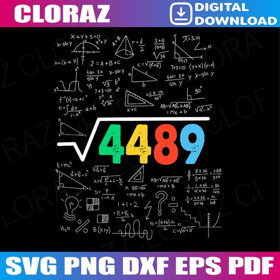 67 Meme Square Root 4489 Slang Six Seven Math Teacher Svg, Funny