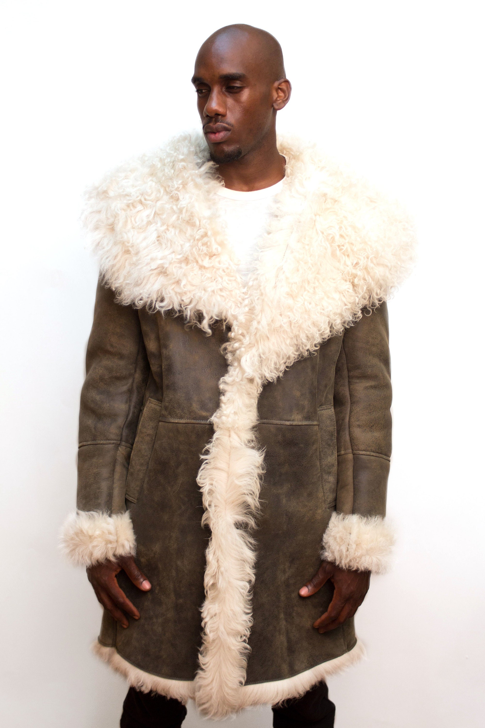 Sheepskin Coat - Etsy