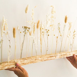 Flower bar with dried flowers table decoration Boho - DekoPanda