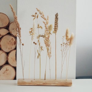 Flower bar with dried flowers Boho decoration table decoration - DekoPanda