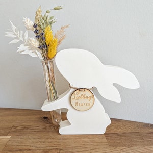 Dried flowers, bouquet, Easter bunny, Raysin Easter decoration, spring decoration - DekoPanda
