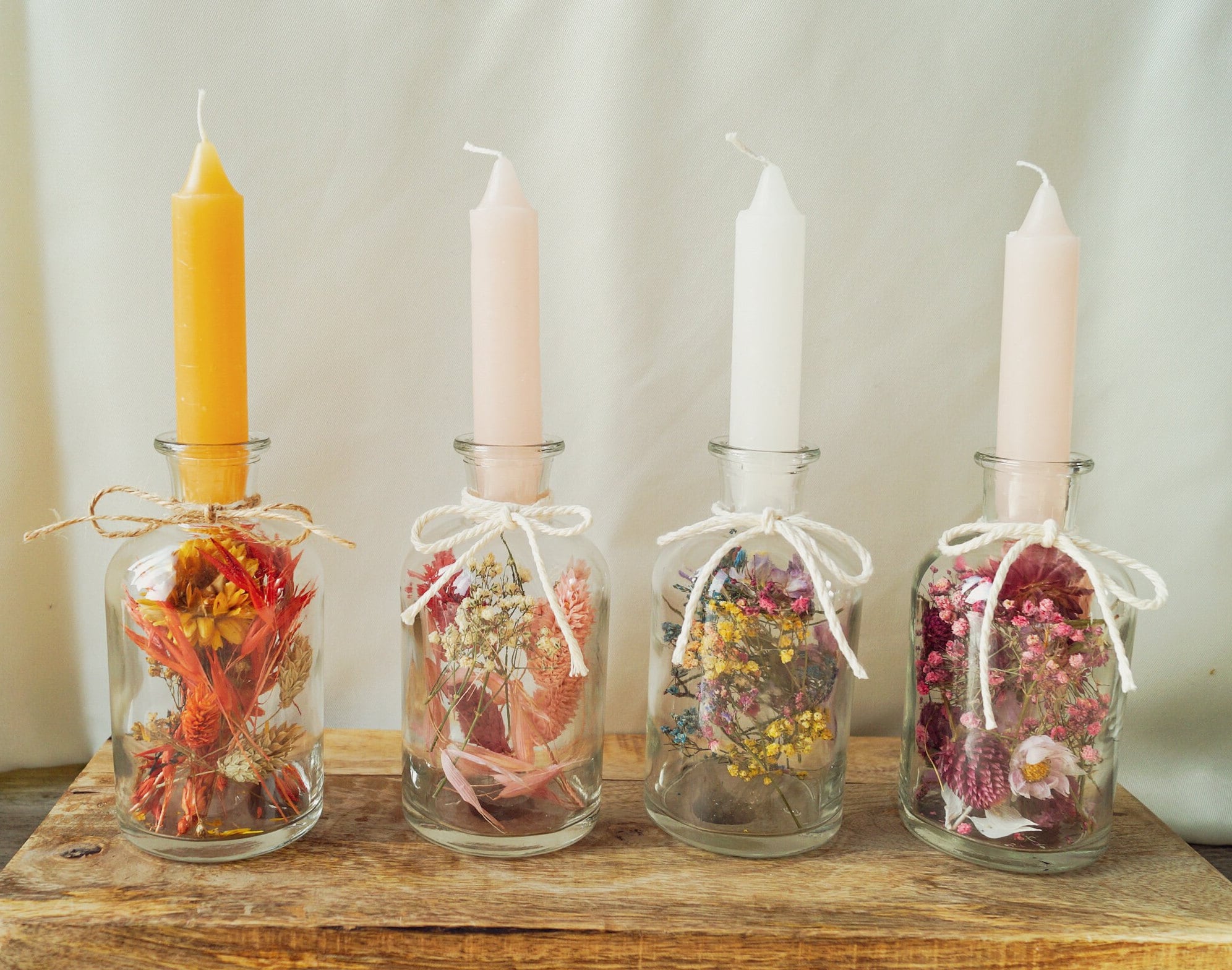Decorating Candles with Dried Flowers: DIYs в журнале Ярмарки Мастеров