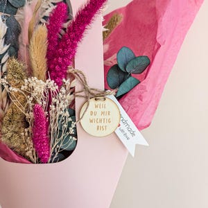 Dried flowers bouquet gift flowers - DekoPanda