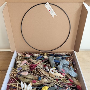 Dried flowers DIY mix flower box gift set creative projects - DekoPanda