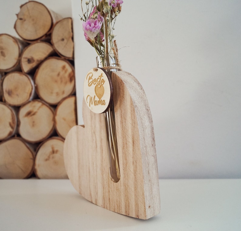 Dried flowers Mother's Day bouquet gift idea flower vase birthday present DekoPanda image 4