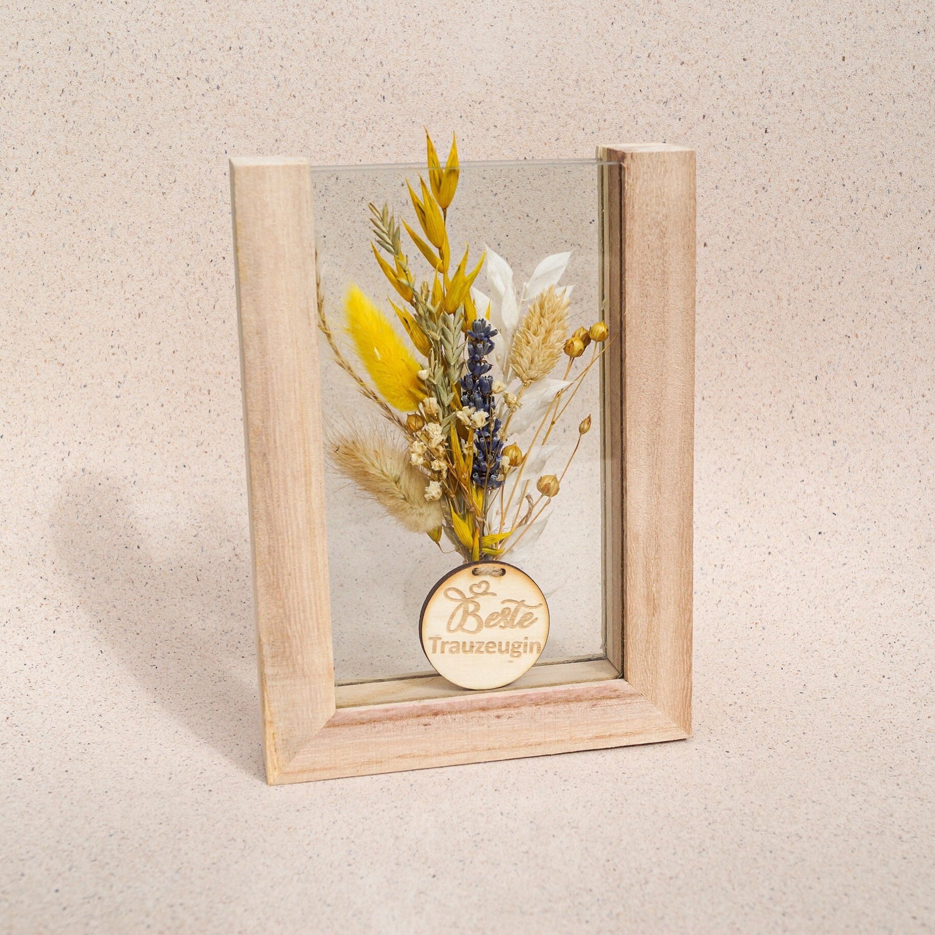 Press Dried Flower Glass Picture Frame,family Photo Display Stand