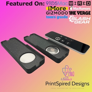 AirTag Case for Apple TV Siri Remote (1st Generation) for FindMy
