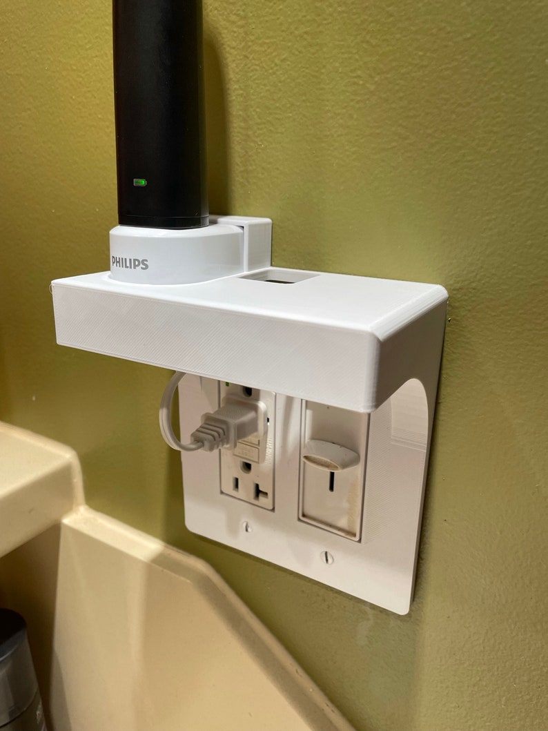 Bathroom Outlet Cover Shelf for Philips Sonicare Charger Etsy