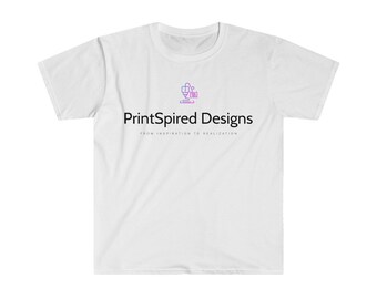 PrintSpired Designs Unisex T-Shirt (White)