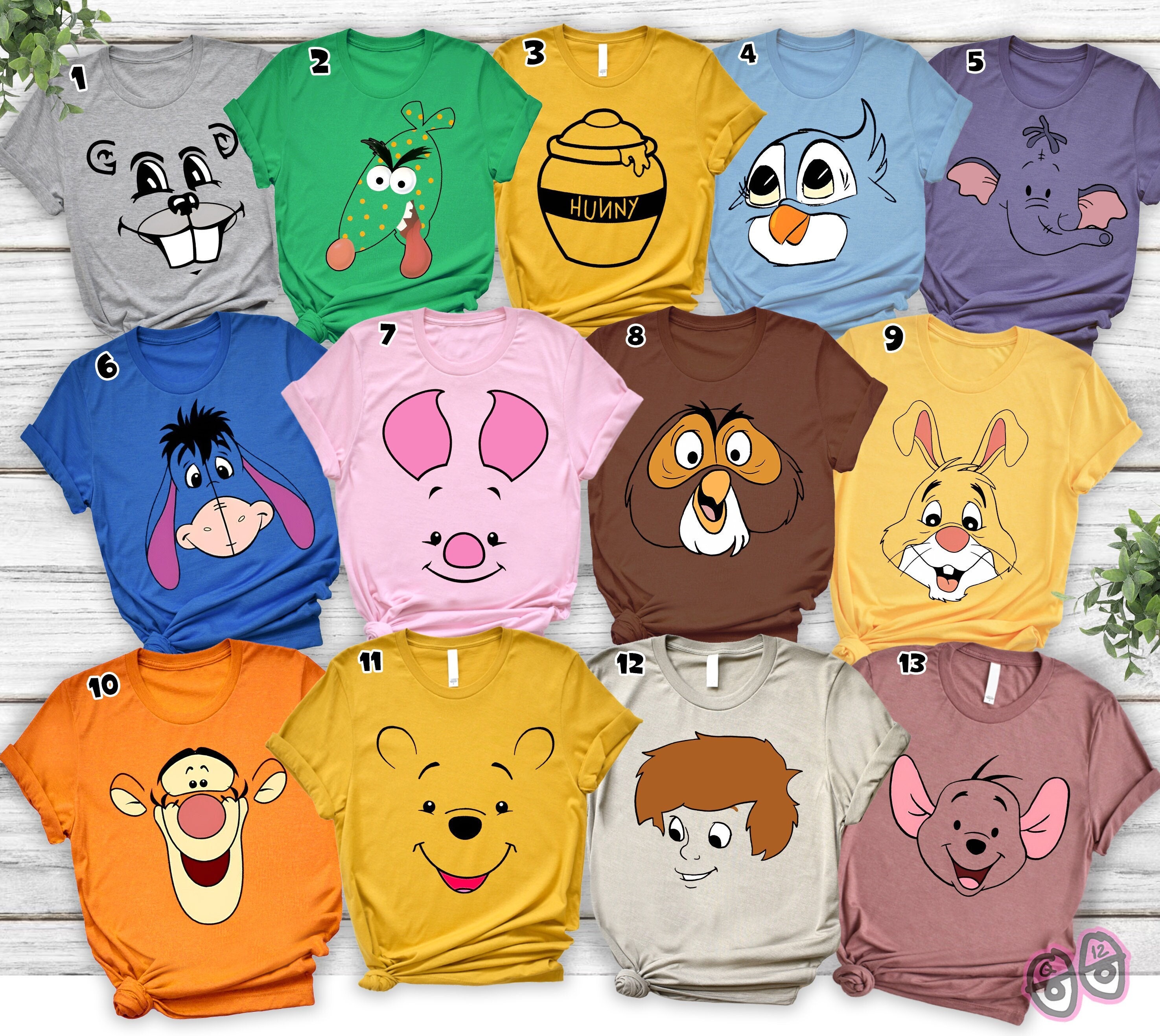 winnie the pooh t shirt costumes