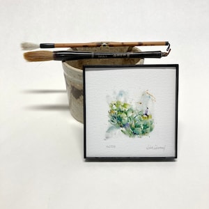Vegetable Watercolor Print Artichoke Kitchen Wall Decor, Artichoke Botanical Art, Artichoke Painting, Edible Thistle Artichoke Wall Art