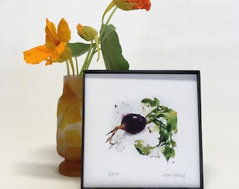 BEET Watercolor Vegetable Print, Beet Painting Kitchen Wall Art, Vegetable Art Kitchen Decor, Hostess Gift, Housewarming Gift, Cook Gift
