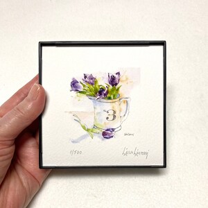 TULIP Watercolor Floral Print, Tulip Painting, Tulip Art, Gift for Mom, Gift for a Gardener, Housewarming Gift, Farmhouse Decor, Wall Decor bild 2