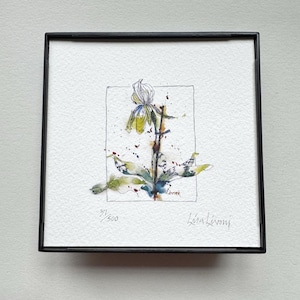 ORCHID Watercolor Floral Print, Floral Wall Decor, Orchid Painting Print from Original Watercolor Art, Orchid Wall Art, Orchid Lover Gift