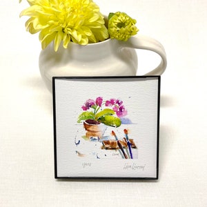 ORCHID Wall Art, Orchid Watercolor Floral Print, Orchid Flower Watercolor Painting, Housewarming Art Gift, Gardener Gift,  Best Friend Gift