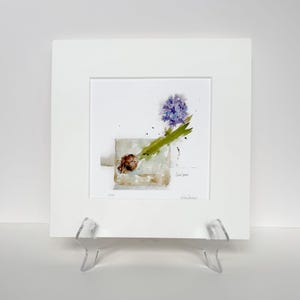 HYACINTH Watercolor Floral Print, Hyacinth Wall Decor, Hyacinth Floral Print, Hyacinth Art, Hyacinth Painting, Mom Gift, Housewarming Gift