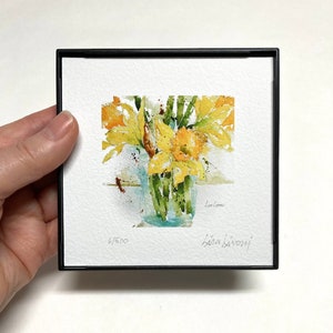 DAFFODIL Watercolor Floral Print, Daffodil Painting Wall Art, Daffodil Print Wall Art, Daffodil Art, Housewarming Gift, March Birth Flower