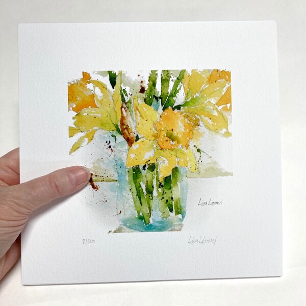 Daffodil Art Etsy