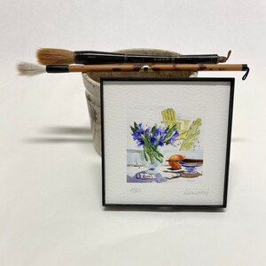 HYACINTH Watercolor Floral Print, Hyacinth Flower Painting, Hyacinth Floral Art Gift, Housewarming Gift, Gift for Favorite Gardener, Giclee