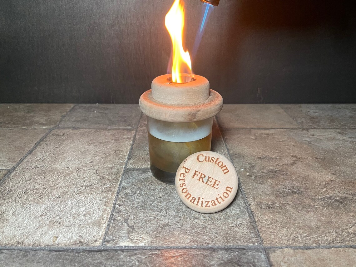 Cocktail Top smoker combo with torch drink smoker chimney Etsy