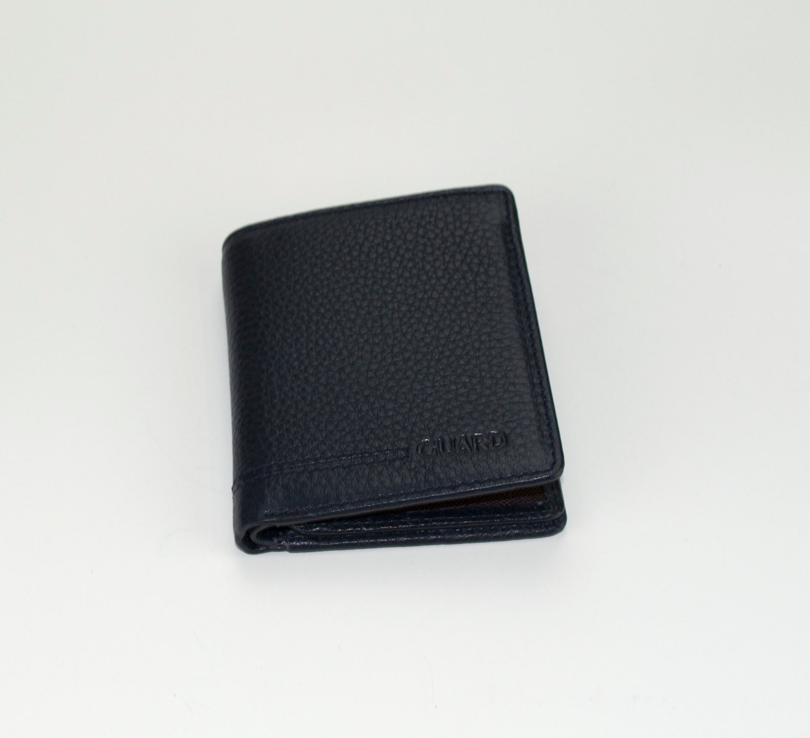 Dark Blue Handmade Leather Wallet Real Leather Personalised Etsy