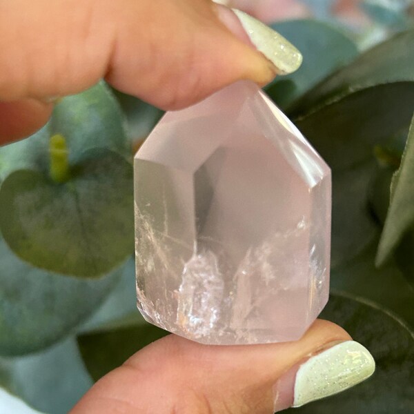 AAA Pink Lithium Quartz | Lithium Phantom Quartz | Natural Lithium Manifestation Quartz Crystal Point