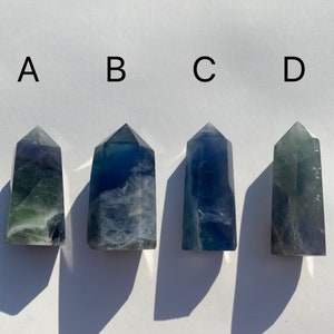 Fluorite Tower, Green Fluorite Tower, Fluorite Point, Crystal Quartz Obelisk, Crystal Point, Crystal Home Decor