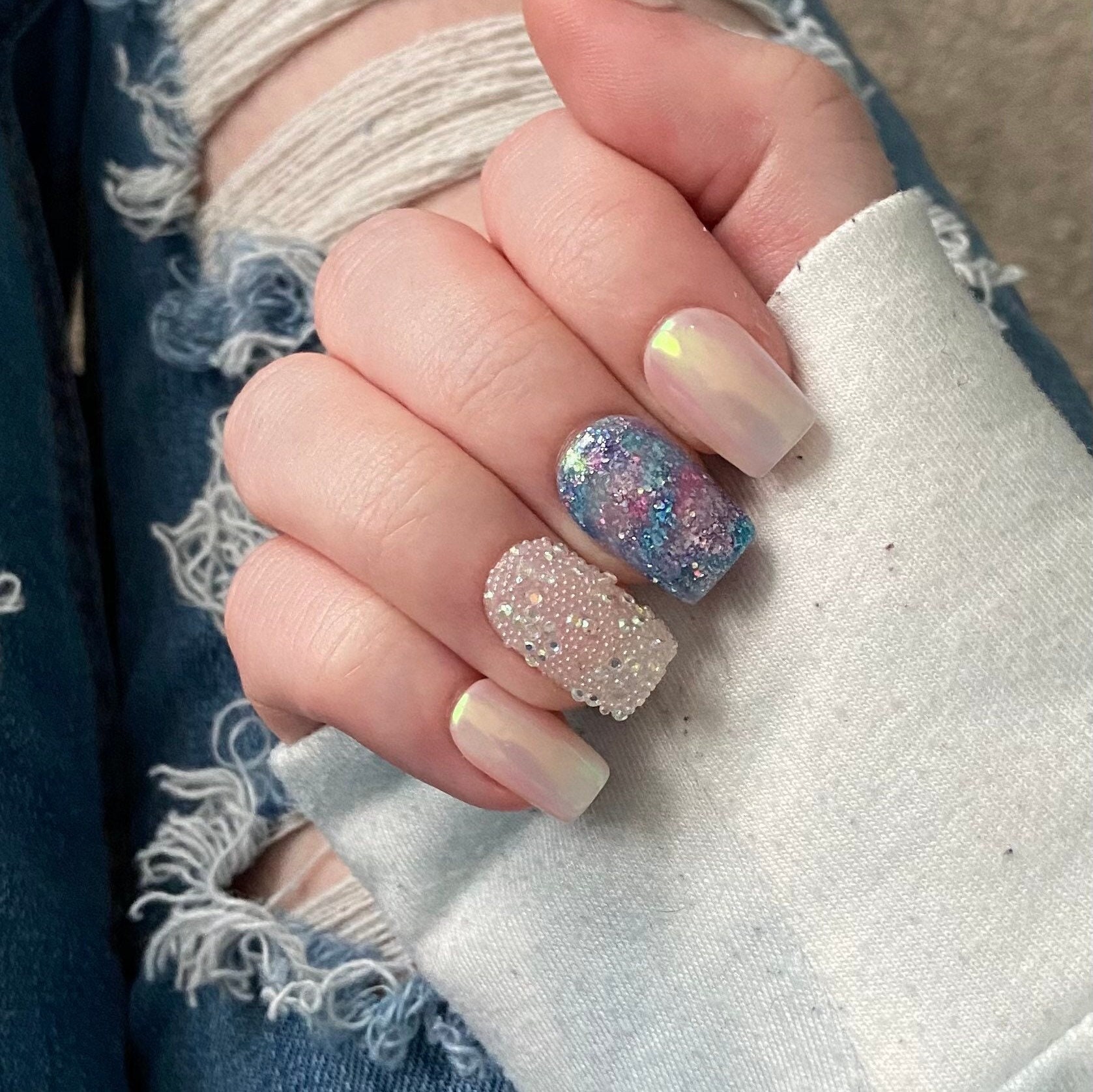 Iridescent 'mother of pearl' nails are bringing mermaidcore to your  fingertips