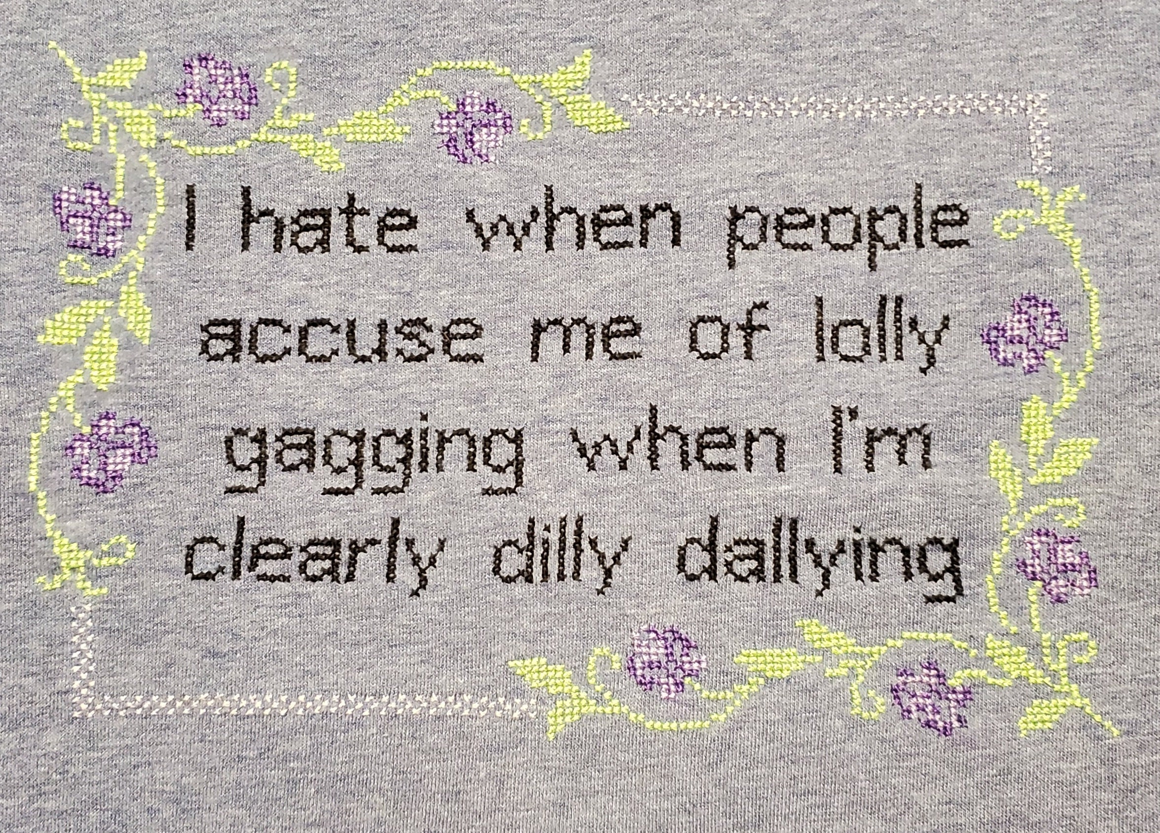 Lolly Gagging Cross Stitch Pattern Etsy