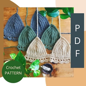 Aileen Bralette Easy Crochet Pattern PDF 