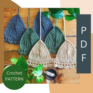 Aileen Bralette Easy Crochet Pattern PDF 