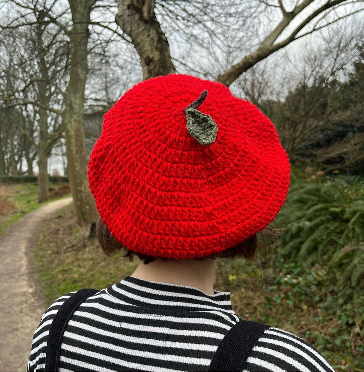 Crochet Beret Pattern/ the Fruity Cutie Crochet Beret
