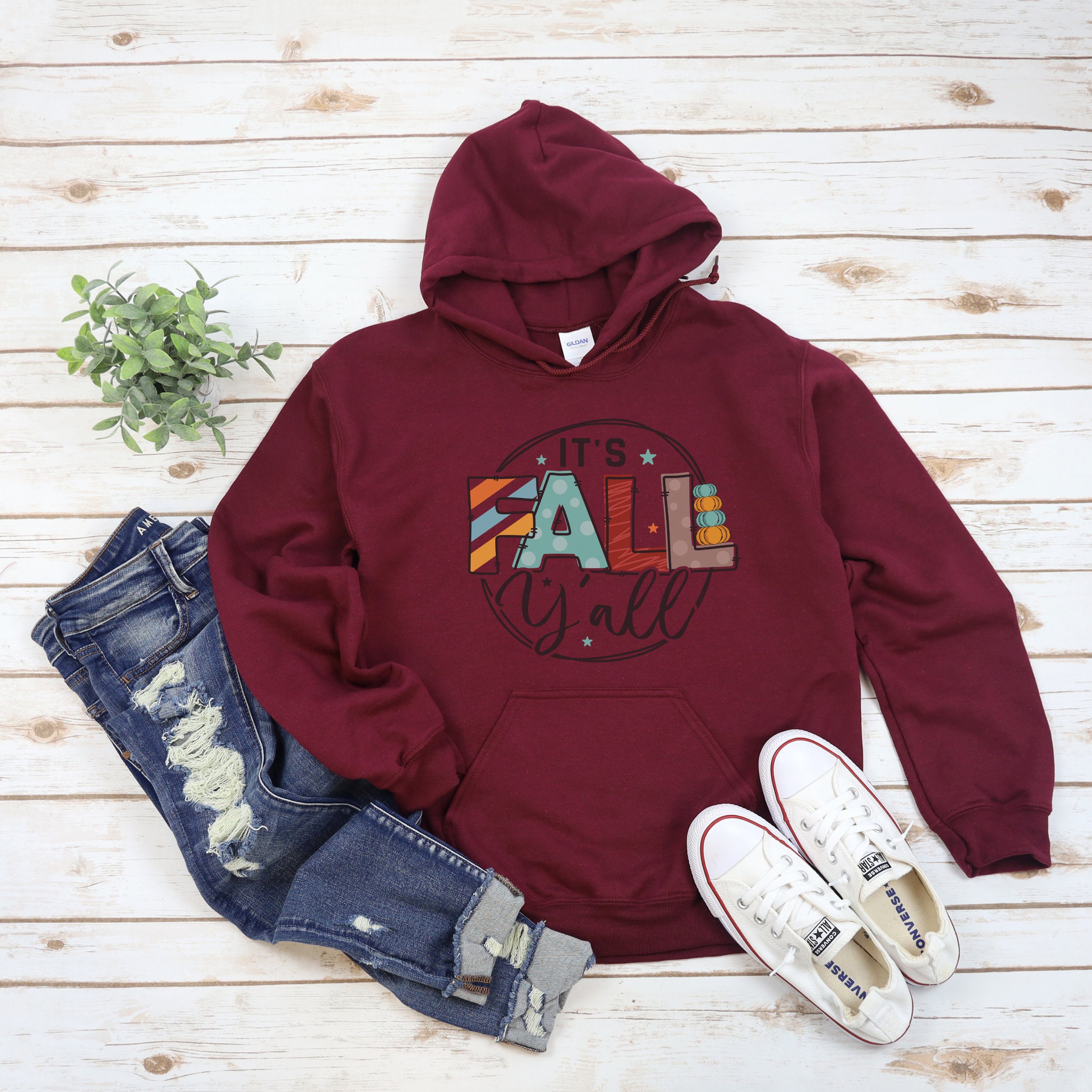 Autumn Hoodie Fall Colors Hoodie Unisex Hoodie Thanksgiving Etsy 