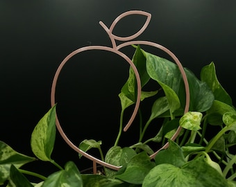 Peach Trellis for climbing plants | 3D Printed Butt Emoji Trellis for indoor House Plants | Support | Fruit
