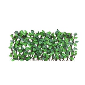 Artificial Retractable Expandable Faux Ivy Garden Fence Wood Etsy Artificial Retractable Expandable Faux Ivy Garden Fence Wood Etsy